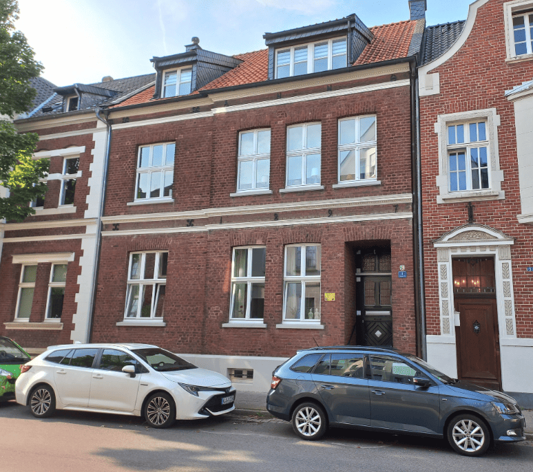 Außenansicht der Privatpraxis Thomas Ammich in der Antoniusstraße in Kevelaer